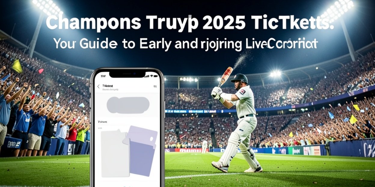 Champions Trophy 2025 Tickets: Your Guide to Booking Early and Enjoying Live Cricket